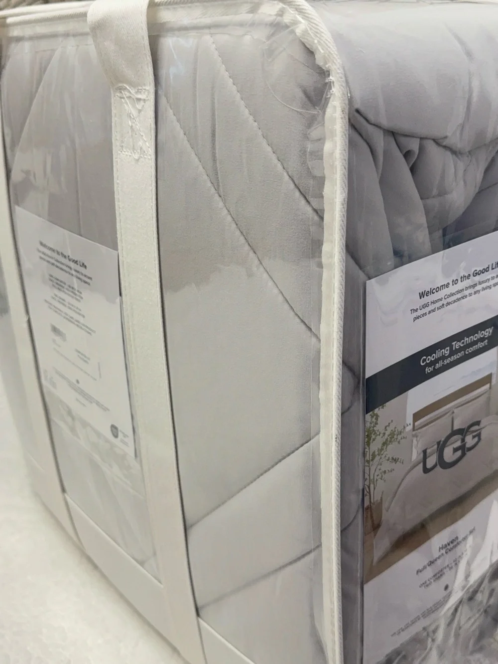 UGG Haven Full/Queen Comforter Set in Light Gray